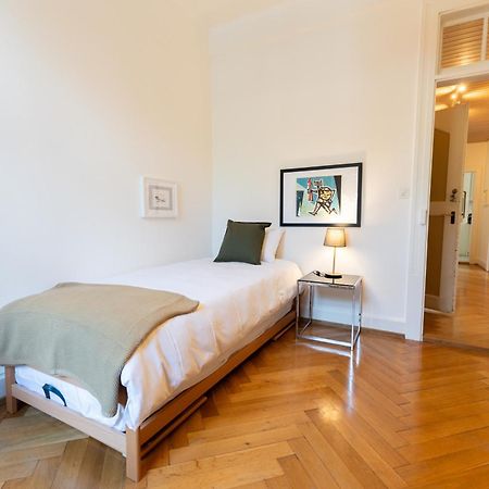 Charmante Altbauwohnung Am Rhein Basel Exterior foto