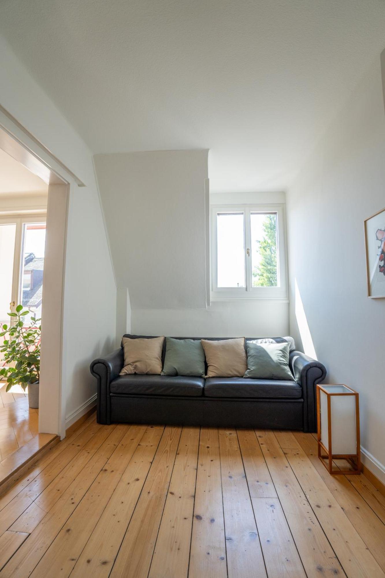 Charmante Altbauwohnung Am Rhein Basel Exterior foto