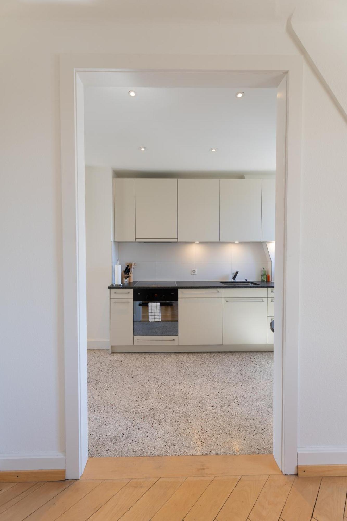 Charmante Altbauwohnung Am Rhein Basel Exterior foto